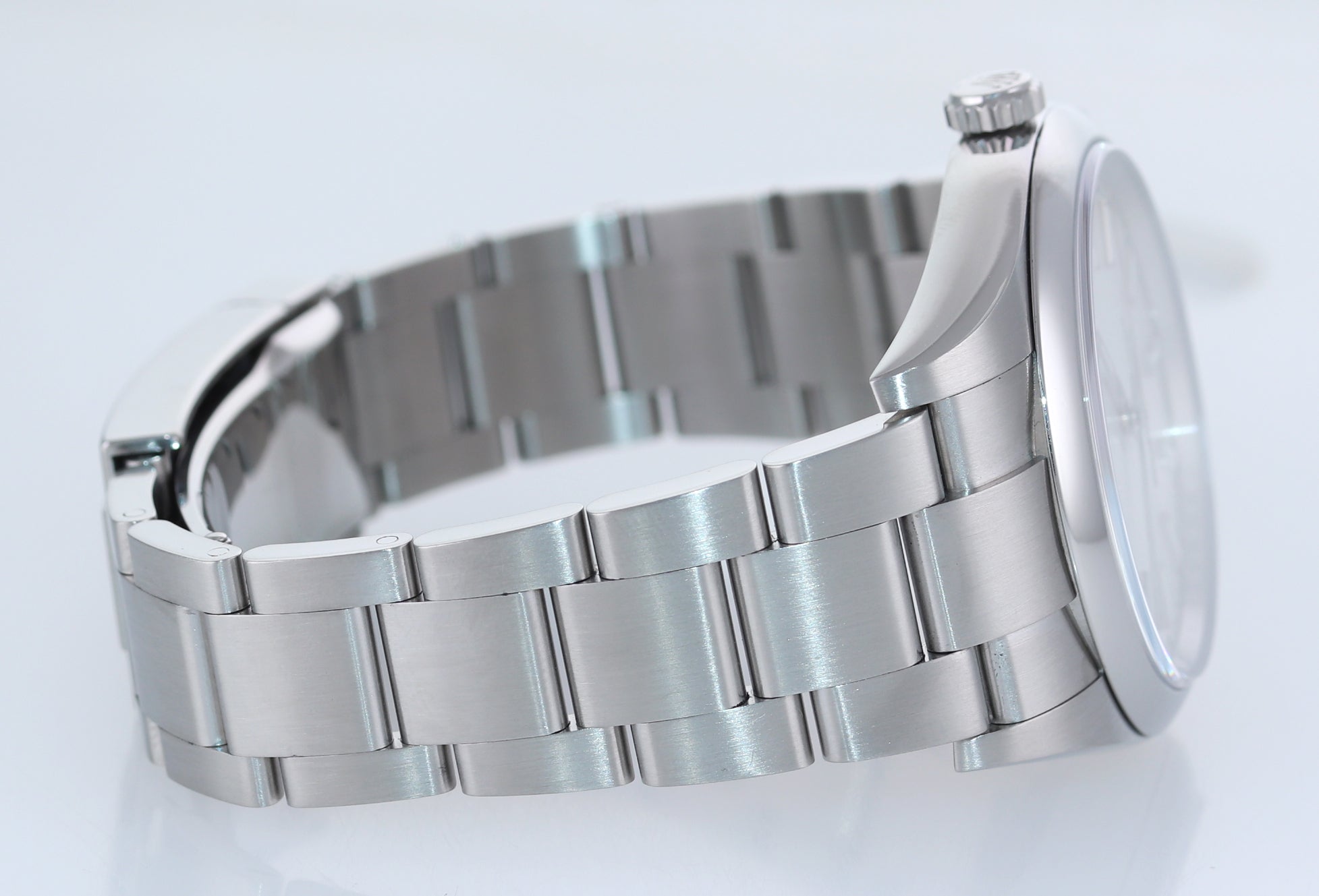 2019 PAPERS Rolex Oyster Perpetual Steel 39mm White Dial 114300 Watch Box