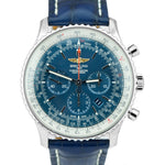 Breitling Navitimer 01 Aurora Blue 46mm AB0127 Chronograph Leather Watch