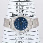 Rolex Oyster Perpetual Air-King Blue 14010M Stainless Steel NO-HOLES 34mm Watch