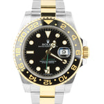 MINT Rolex GMT-Master II Ceramic Stainless 18K Two-Tone Gold 40mm Watch 116713