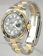 MINT Rolex GMT-Master II Ceramic Stainless 18K Two-Tone Gold 40mm Watch 116713