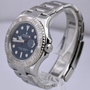 Rolex Yacht-Master Platinum BLUE 40mm Stainless Steel Oyster Date Watch 116622