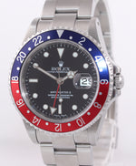 MINT 2003 Rolex GMT-Master II Pepsi Steel Blue Red 16710 Watch Box