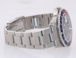 MINT 2003 Rolex GMT-Master II Pepsi Steel Blue Red 16710 Watch Box