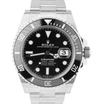 MINT 2022 Rolex Submariner 41mm Date Black 126610 Ceramic Stainless Steel Watch