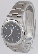 Rolex Oyster Perpetual Air-King 34mm Black Stainless Steel Watch 14000 PAPERS