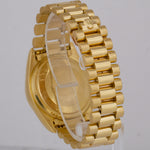 Rolex Day-Date President 36mm CHAMPAGNE 18K Yellow Gold Fluted Watch 18038