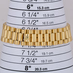 Rolex Day-Date President 36mm CHAMPAGNE 18K Yellow Gold Fluted Watch 18038