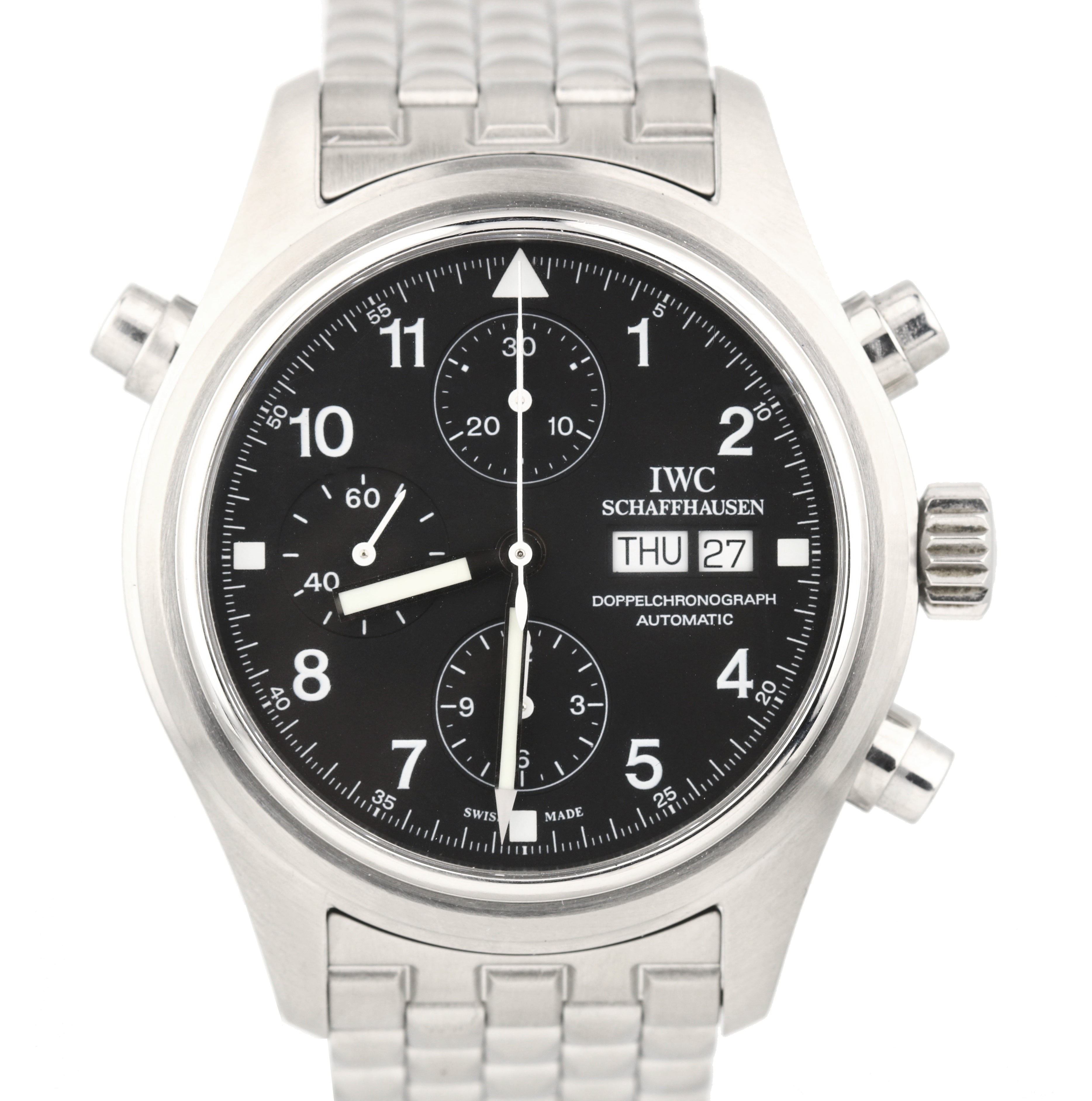 IWC Schaffhausen Pilot Doppelchronograph Automatic Ref. 3713 42mm Stee