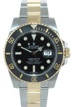 MINT 2019 Rolex Submariner 116613 Two Tone Steel Yellow Gold Black Ceramic Watch