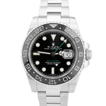 MINT Rolex GMT-Master II Black 40mm Ceramic Stainless Steel Date Watch 116710