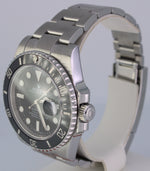 MINT Rolex Submariner Date 116610 40mm Stainless Steel Black Ceramic Watch