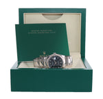 2014 Rolex Date 115234 Black Oyster Perpetual Fluted Watch Box