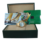 2003 FACTORY Diamond MOP Rolex Yacht-Master 18k Yellow Gold 16628 40mm Watch