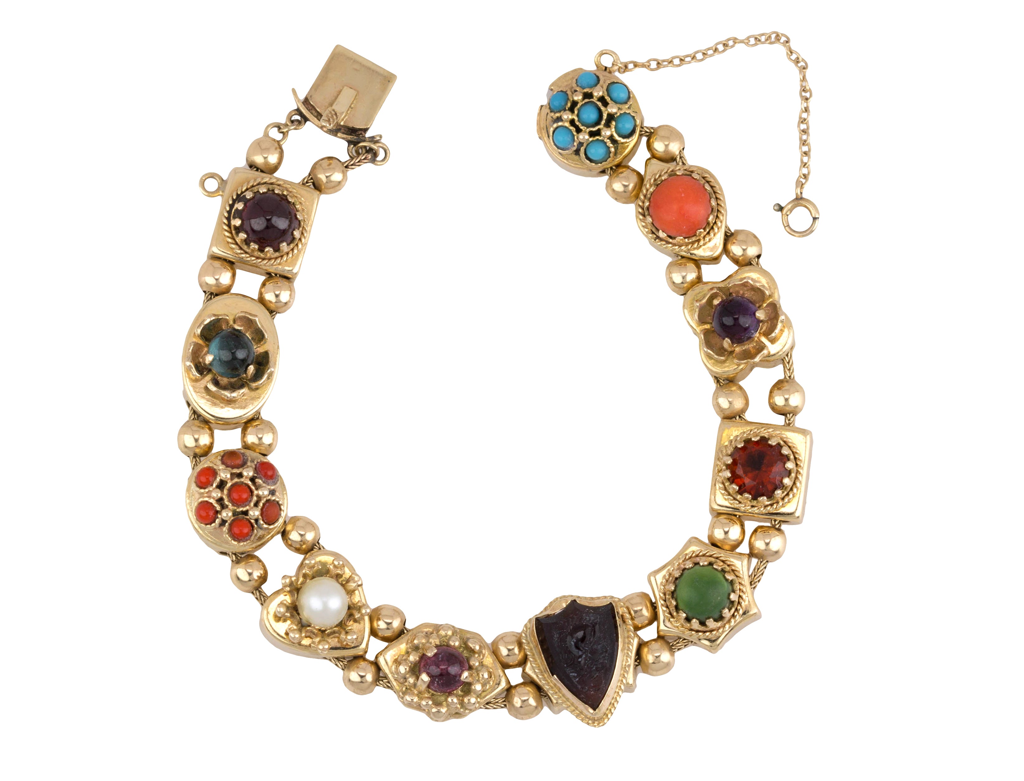 Vintage Gold Charm Bracelet - Bracelets from Cavendish Jewellers