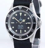 Vintage Tudor Submariner Matte Black 7928 Oyster Prince 40mm Self Winding Watch
