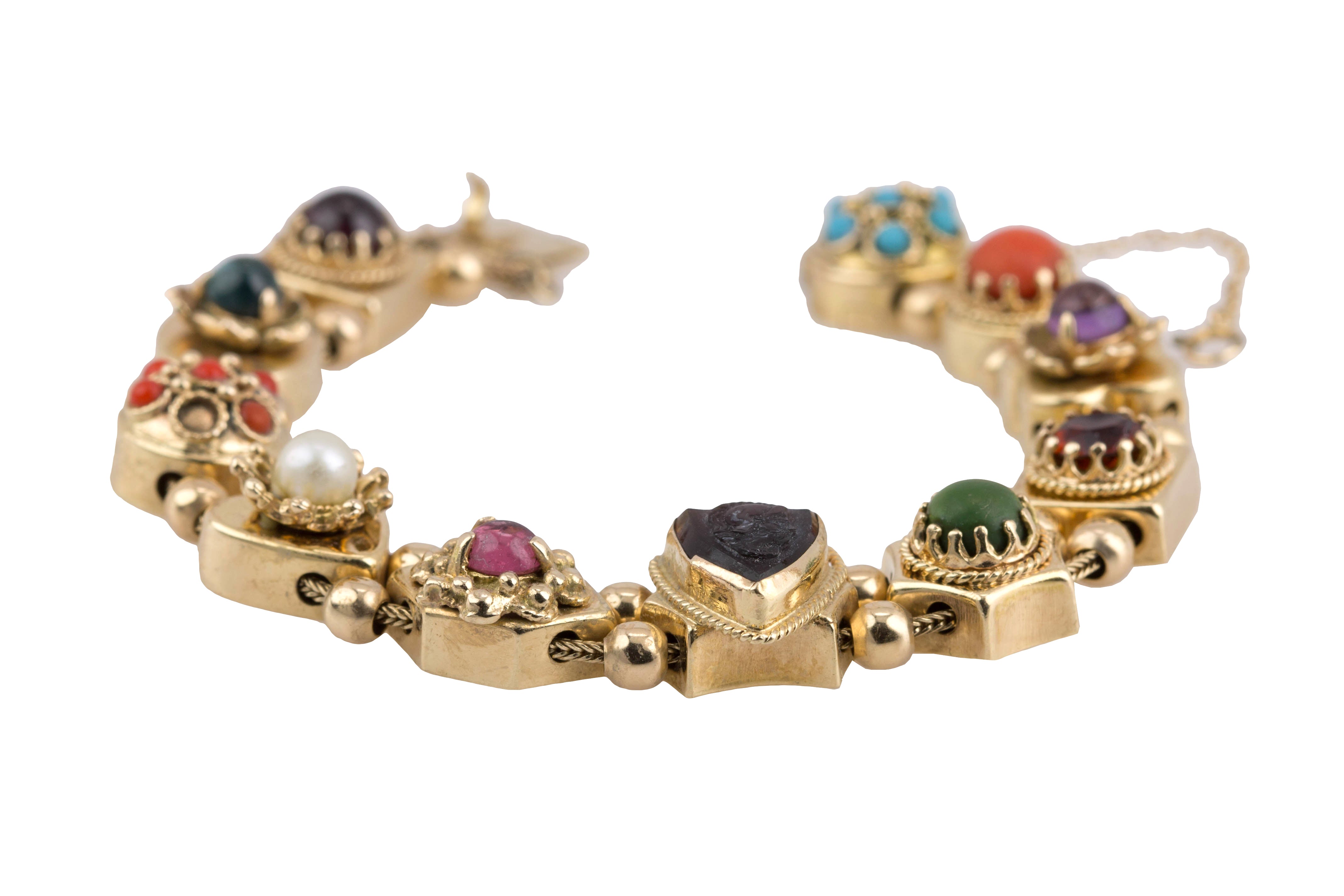 Vintage Gold Charm Bracelet - Bracelets from Cavendish Jewellers
