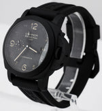 MINT Panerai Luminor 1950 GMT Black Ceramic Titanium 44mm Watch PAM00441 B+P