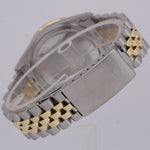 Rolex DateJust 36mm CHAMPAGNE DIAMOND Two Tone 18K Gold Steel JUBILEE 16013