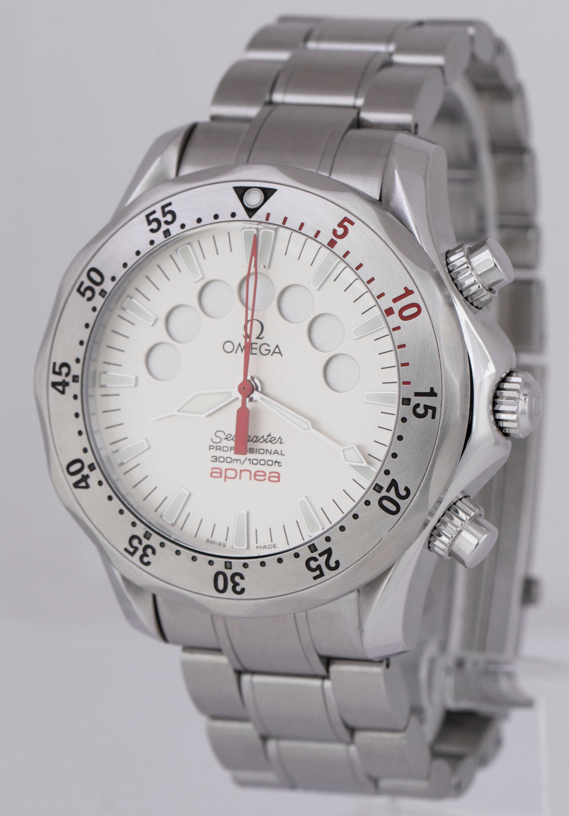 Omega Seamaster 41.5mm Apnea 2595.30 Jacques Mayol Steel Watch 2595.30