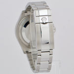 MINT Rolex Yacht-Master Midsize Steel RHODIUM Blue Gray Date 37mm Watch 268622