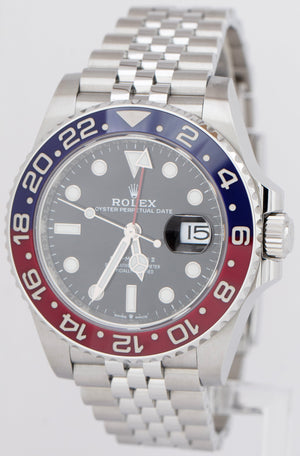 Rolex GMT-Master II 126710 BLRO PAPERS Stainless Jubilee PEPSI 40mm Watch B+P