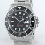 2021 PAPERS Mark II Rolex Red Sea-Dweller 43mm 126600 Steel Watch Box