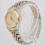Ladies Rolex Oyster Perpetual 24mm TwoTone Gold CHAMPAGNE Jubilee Watch 67193 BP