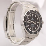 NEW UNWORN Rolex Submariner No-Date PAPERS 41mm Black Stainless 124060 LN B+P