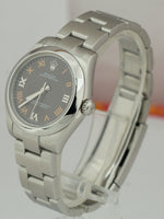 2018 MINT Rolex Oyster Perpetual 31 Dark Gray 31mm Mid-Size Oyster 177200 Watch