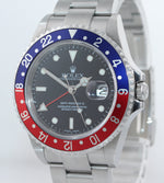 BLRO PAPERS Rolex GMT-Master 2 Pepsi Red Blue SEL Steel 16710 40mm Watch