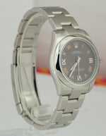 2018 MINT Rolex Oyster Perpetual 31 Dark Gray 31mm Mid-Size Oyster 177200 Watch