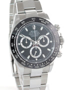 2022 NEW PAPERS Rolex Daytona 116500LN Black Ceramic Steel Watch Box