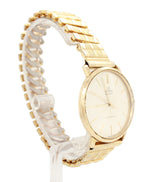 Omega De Ville 14k Yellow Gold Silver Dial Automatic 32mm Watch with Box