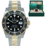 MINT 2019 Rolex Submariner 116613 Two Tone Steel Yellow Gold Black Ceramic Watch