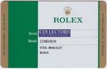 NEW 2019 PAPERS Rolex Submariner Date 116610 Steel Black Ceramic Watch Box