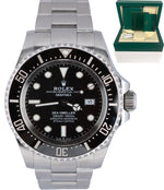 2020 Rolex Sea-Dweller Deepsea Date Black Dial 44mm Dive Stainless Steel 126660