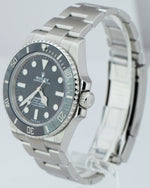 MINT Rolex Submariner 41mm No-Date Black Ceramic Stainless Dive Watch 124060 LN