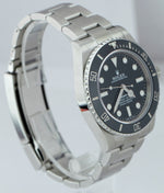 MINT Rolex Submariner 41mm No-Date Black Ceramic Stainless Dive Watch 124060 LN
