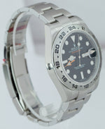 NEW NOS STICKERED 2016 Rolex Explorer II 42mm Black GMT Date Steel Watch 216570