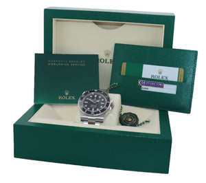 MINT 2016 PAPERS Rolex Submariner No-Date 114060 Steel Black Ceramic Watch Box