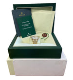 Rolex Day-Date President FAT BUCKLE White Roman 18K Gold REHAUT 36mm 118238 BOX