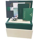 MINT Rolex Air-King 40mm Green Black Stainless Steel Arabic 116900 Watch B+P