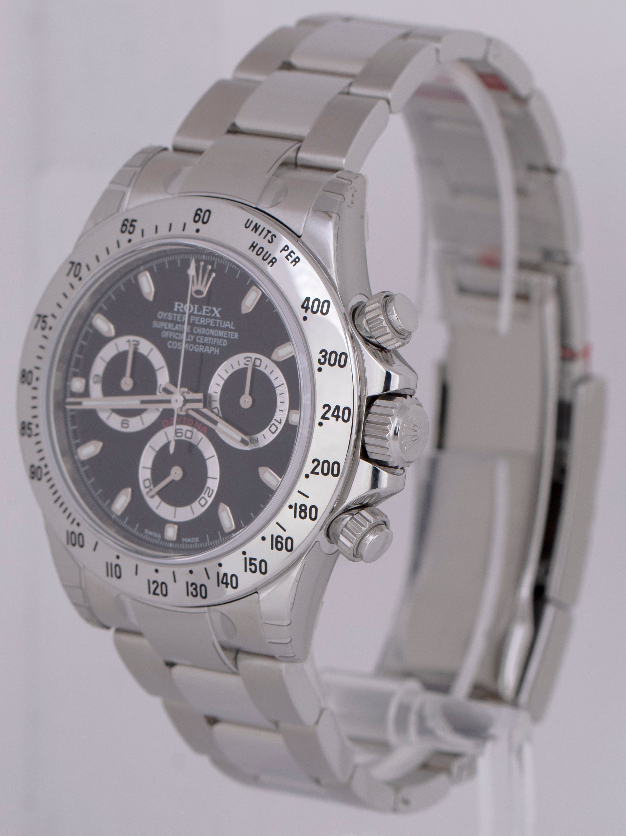 NOS STICKERED Rolex Daytona Cosmograph Chromalight RANDOM SERIAL 40mm 116520 B+P