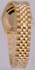 UNWORN STICKERED Rolex DateJust 36mm PAPERS 18K Gold Jubilee Watch 116238 B+P