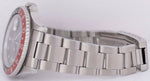 PAPERS Rolex GMT-Master II COKE Oyster Stainless Black Red Watch Date 16710 BOX