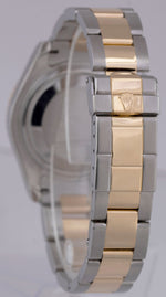 MINT Rolex Yacht-Master Two-Tone 35mm White Mid-Size 18K Stainless 68623 Watch