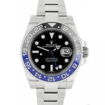 Rolex GMT-Master II Batman Blue Black Ceramic Steel 40mm Watch 116710 BLNR