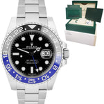 NEW OCT. 2021 Rolex GMT-Master II Ceramic BATMAN OYSTER BRACELET 126710 BLNR