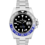 NEW OCT. 2021 Rolex GMT-Master II Ceramic BATMAN OYSTER BRACELET 126710 BLNR